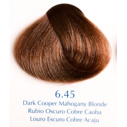 Hnědá barva tmavě měděná mahagonová blond 100 ml - 6.45